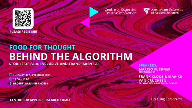 Food for Thought sessie: 'Behind the Algorithm'